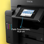 Impresora multifunción de inyección de tinta con depósito de tinta EcoTank ET-5850 DIN-A4 con Wi-Fi y fax