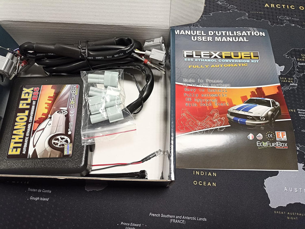 Kit ETHANOL FLEX E85® - Kit E85 4 cylindres - Boîtier Éthanol E85 (Connecteurs HОNDА) pour voitures de marque HОNDА