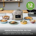Multicocina Ninja Speedi, 5,7 L, 12 en 1, freidora de aire, cocción lenta, grill, horneado, Stone Gold ON500EUSTGD