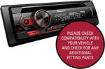 Autorradio Pioneer DEH-S420BT, Negro