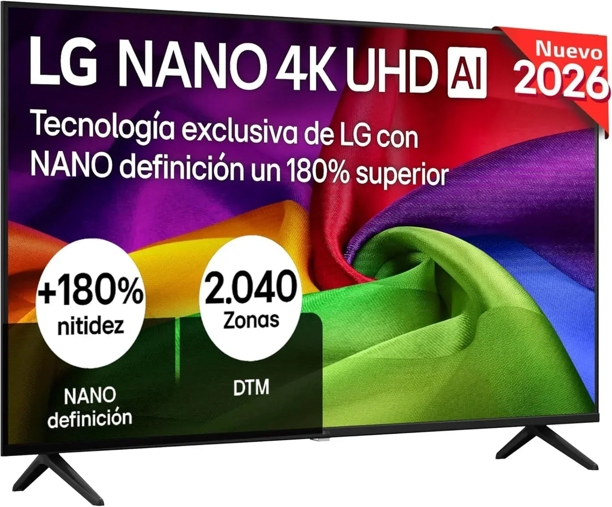 LG 43UA73006LA - TV 43", UHD 4K, WebOS 25, IA Ultimate, HDR10 Pro, Super Escalado, Dolby Digital Plus, Google Assistant, Negro