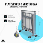 JOOLA Outdoor Profi Tischtennisplatte Aluminiumverbundoberfläche wetterfest klappbar inklusive Netz