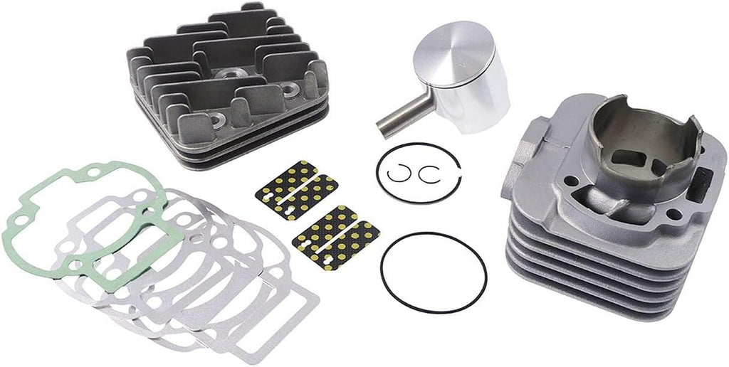 Kit de cilindro deportivo POLINI 50cc para MBK Booster Rocket 50cc, Spirit, Track, Stunt, Naked, Active - Hierro fundido - 50 piezas - Papel de horno