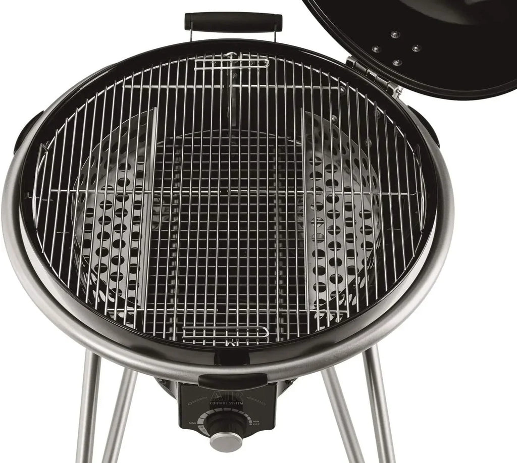 RÖSLE Barbacoa de carbón esférica No.1 AIR F60, sistema de control de aire, termómetro en la tapa, rejilla de acero inoxidable, superficie de cocción extra grande