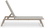 Tumbona de jardín IDIMEX ESPIRITU ajustable en altura, champán – Tumbona con respaldo ajustable de aluminio y textileno resistente a los rayos UV, para terraza, balcón, jardín, tumbona de relax para exterior