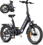 Bicicleta eléctrica ENGWE con APP e IoT, batería de 48V 15Ah con autonomía de hasta 160 km, sensor de par y frenos hidráulicos, neumáticos de 20 * 3.0, carga en 2 horas
