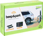 Valeo 632202 - Sistema de asistencia al aparcamiento - Kit Beep&Park: 8 sensores + 1 pantalla LCD - Instalación delantera y trasera