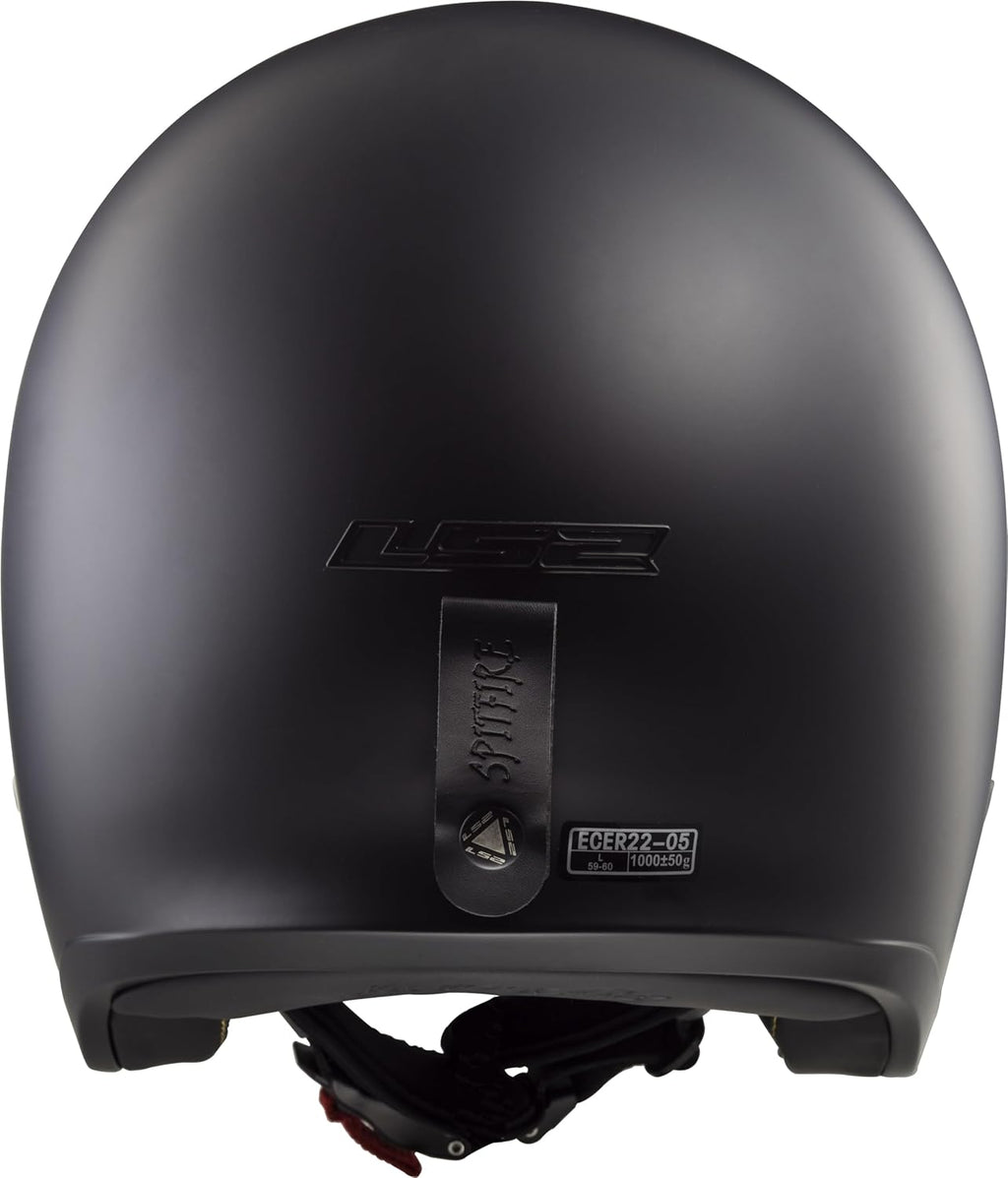 Casco abierto LS2 OF599 Spitfire II negro mate (L)