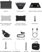Cámara de visión trasera solar magnética inalámbrica: pantalla HD 1080P de 5 pulgadas, instalación magnética en 1 minuto, señal potente, cámara de visión trasera impermeable IP69K con bolsa de almacenamiento para coche, SUV, camión y remolque