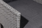 Riess Ambiente Outdoor Gartenstuhl Sylt - grau - Polyrattan - Hochlehner mit Armlehne verstellbar wetterfest
