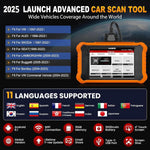 LAUNCH X431 Elite 2.0 Pro para VW Audi Skoda Seat Escáner de diagnóstico para coche, herramienta de escaneo bidireccional para vehículos V.A.G, más de 50 restablecimientos, codificación de ECU, programación de llaves