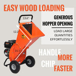 Trituradora de madera EFCUT C40 2026 – Capacidad de 10 cm – Motor de 9 HP y 274 cc – Astilladora a gasolina de alto rendimiento