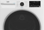 Secadora de ropa Beko 8kg, Stiftung Warentest BUENO (2,5), apta para alérgicos, secado higiénico, función de vapor SteamCure, 15 programas, Express, B3T42249S, blanco