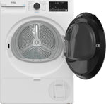 Secadora de ropa Beko 8kg, Stiftung Warentest BUENO (2,5), apta para alérgicos, secado higiénico, función de vapor SteamCure, 15 programas, Express, B3T42249S, blanco