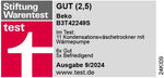 Secadora de ropa Beko 8kg, Stiftung Warentest BUENO (2,5), apta para alérgicos, secado higiénico, función de vapor SteamCure, 15 programas, Express, B3T42249S, blanco