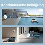 AIPER Surfer S1 Skimmer para piscina, robot de piscina con batería solar, Solarseeker, limpieza de superficie de agua, 20 horas de autonomía, aplicación inteligente, temperatura del agua, ideal para todo tipo de piscinas