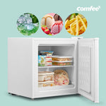 COMFEE RCU40WH3EU(E) 31L Mini Gefrierschrank (-24℃) mit Inverter-Kompressor, D-Energieeffizienz, 4-Sterne-Gefrierleistung, Leise 39 dB, Kompakter Tisch Gefrierschrank für Büro, Küche, Studentenhaus