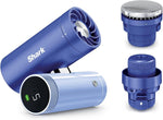 Ventilador de mano de alta velocidad 3 en 1 Shark ChillPill, sistema de nebulización e InstaChill, con 3 accesorios de refrigeración, diseño apto para viajes, gris claro FA022EULV