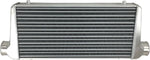 Intercooler de barra y placa 600 x 300 x 76 mm, diámetro exterior 76 mm, montaje frontal universal, tubo de admisión