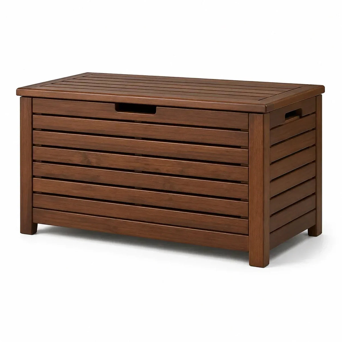 Caja de jardín de madera marrón 120x50x60 cm
