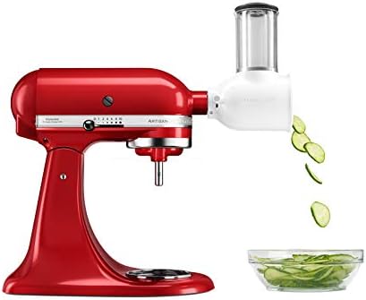 Robot de cocina KitchenAid Artisan con cortador de verduras, picadora de carne y muchos accesorios, 5KSM175PSEER (Rojo imperio)