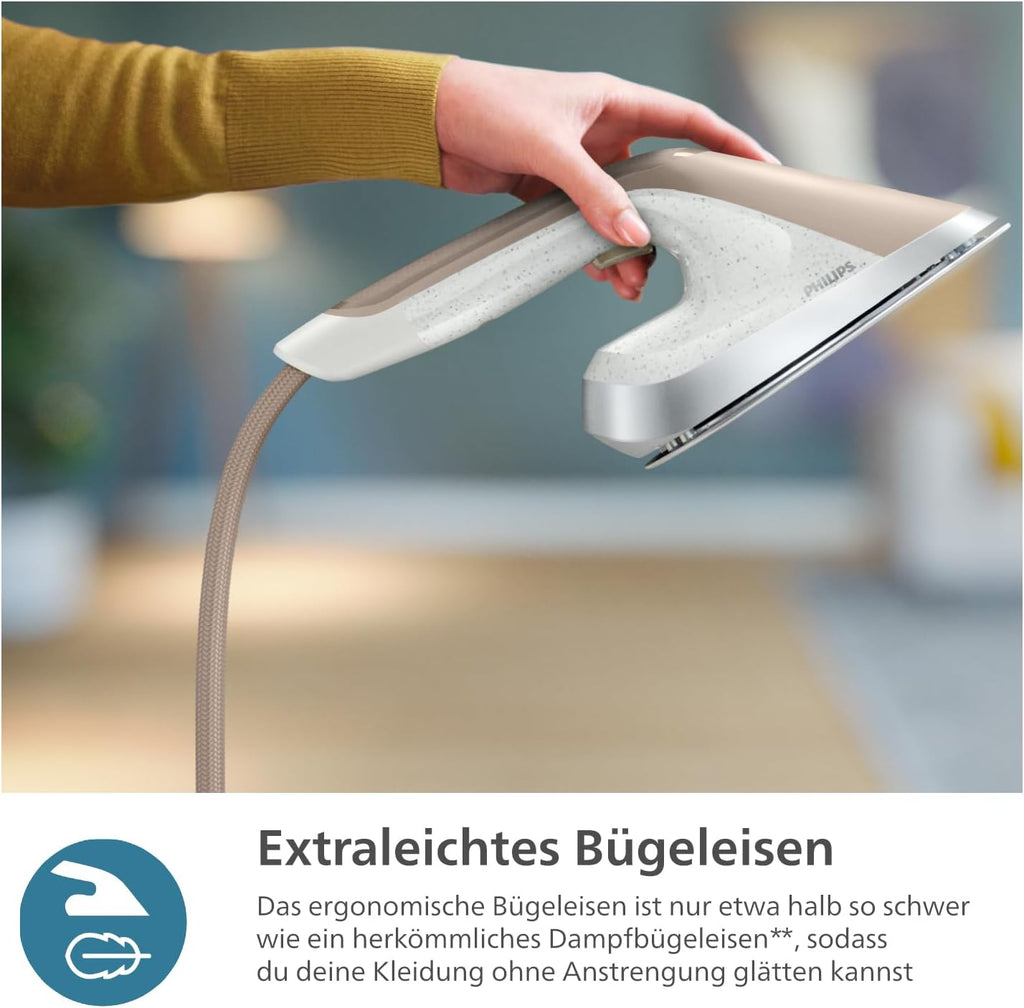 Philips All-in-One-Bügellösung 6000 Serie, Weiß, 1800W