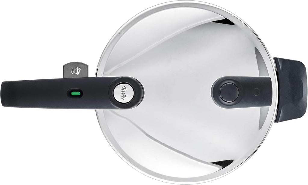 Olla a presión Fissler Vitaquick (3,5 L, Ø 22 cm) de acero inoxidable, 2 niveles de cocción, fabricada en Alemania - Inducción
