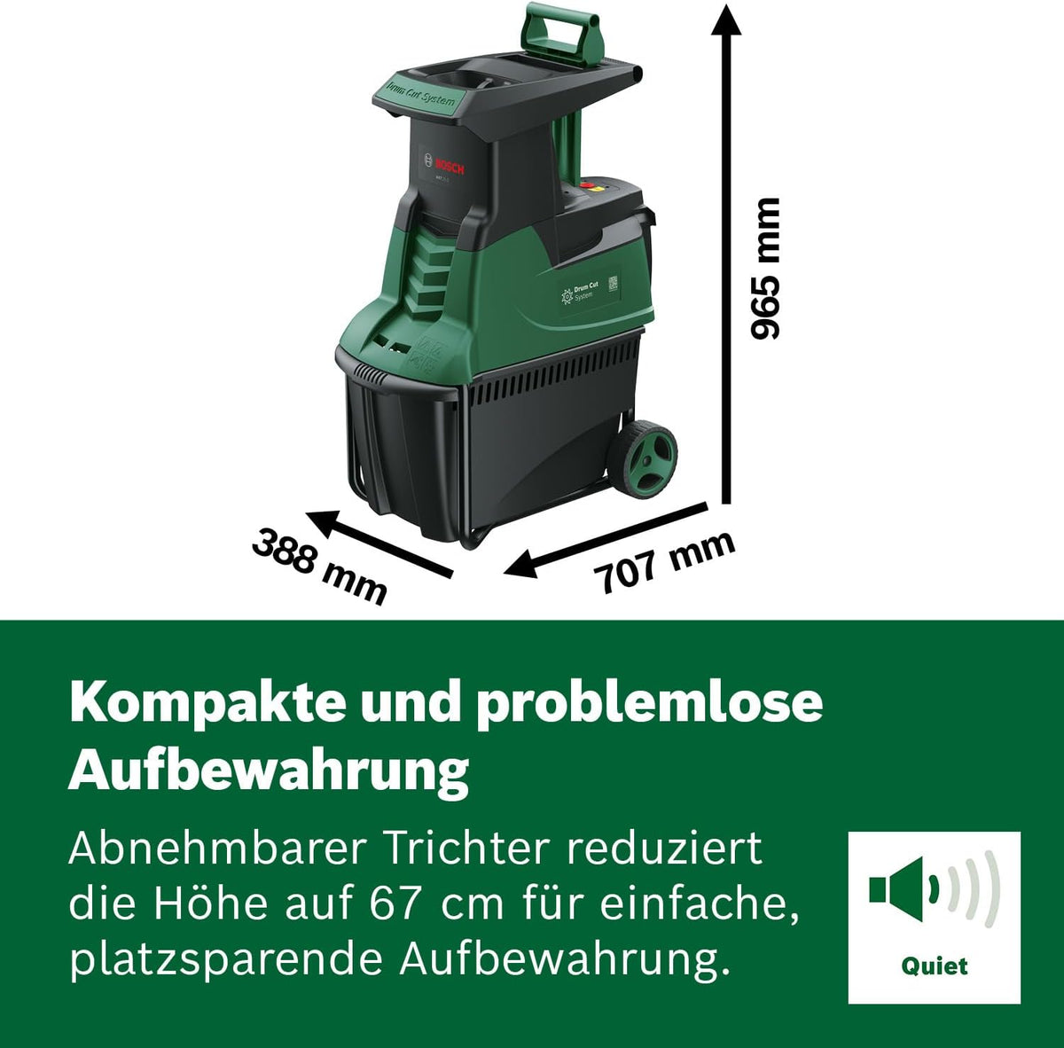 Bosch Leisehäcksler AXT 25 D