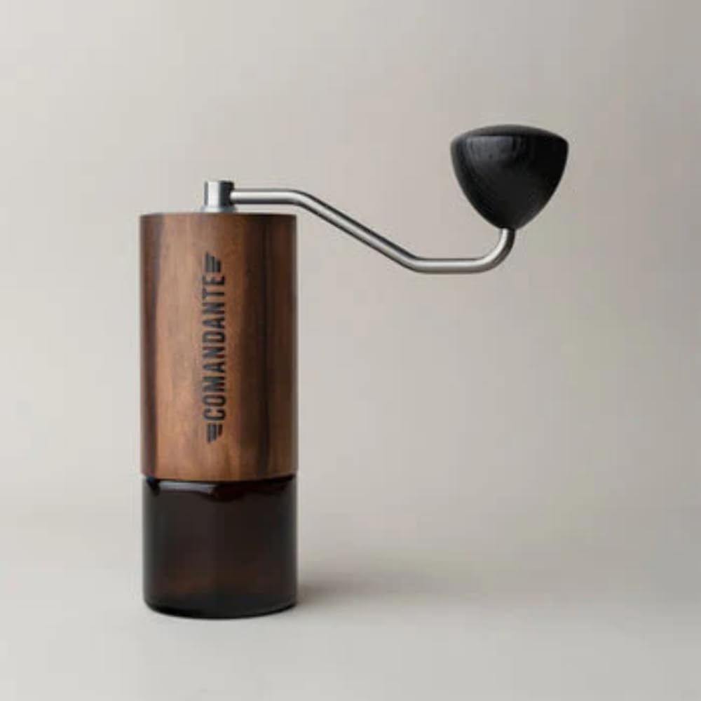 Comandante Kaffeemühle C40 MK4 Nitro Blade Liquid Amber/Acero inoxidable