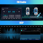 Autorradio Android 13 AWESAFE para Renault Megane 2 2002-2009, pantalla táctil de 9", WiFi, CarPlay y Android Auto, 2 GB RAM + 32 GB ROM, Bluetooth, GPS, FM/AM, DSP