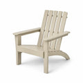 Silla Adirondack de madera maciza color beige