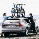 Thule ProRide, portabicicletas de techo vertical para un montaje rápido y cómodo, para bicicletas de hasta 20 kg, 598001, plata