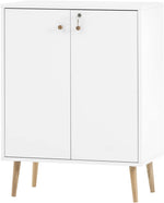 Armario archivador Schildmeyer Jonte, blanco, 65,2 x 39 x 85,5 cm
