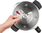 SILVER CREST® Robot de cocina Monsieur Cuisine Smart SKMS 1200 B1 Color: Titanio