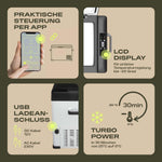 PLUG IN FESTIVALS - nevera portátil eléctrica - congelador de compresor hasta -20 grados - nevera para coche - nevera de camping - estación de energía para refrigeración - 12V 230V - 40 litros
