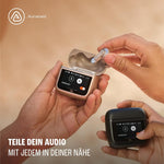 JBL Tour Pro 3, auriculares True Wireless Bluetooth con estuche de carga inteligente, 40 h de duración de batería, True Adaptive Noise Cancelling 2.0 y sonido JBL Spatial 360 con seguimiento de cabeza, negro
