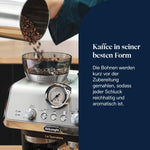 Máquina de café espresso De'Longhi La Specialista Arte EC9155.MB, cafetera con molinillo, 8 niveles de molienda, 15 bares, 3 temperaturas, boquilla para espuma de leche, 1550W, depósito de 1,7L, acero inoxidable/negro incluye kit de barista