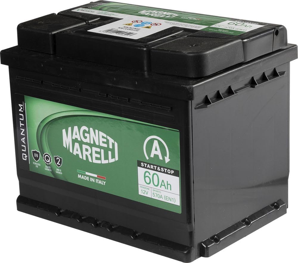 Batería de coche Quantum Energy Magneti Marelli, 60 Ah, 12 V, 520 A, start-stop