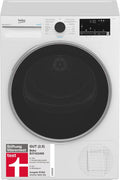 Secadora de ropa Beko 8kg, Stiftung Warentest BUENO (2,5), apta para alérgicos, secado higiénico, función de vapor SteamCure, 15 programas, Express, B3T42249S, blanco