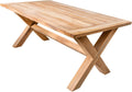 riess-ambiente.de Wetterfester Gartentisch Empire Teak 180cm Teak Massivholz Outdoor Esstisch, Massiver Esstisch für Deinen Garten