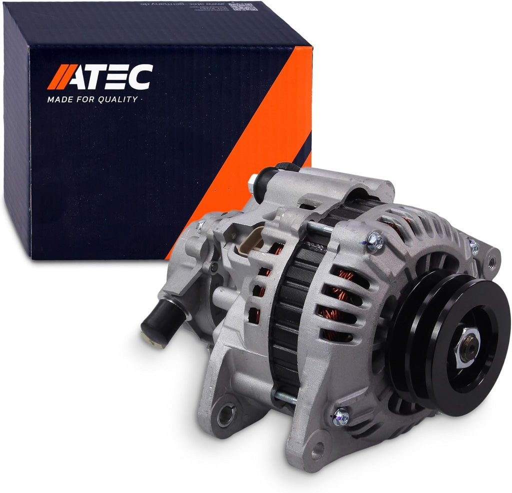 ATEC Alemania 1x Alternador 12V 90A con bomba de vacío Compatible con HYUNDAI H-1 / STAREX Autobús (A1), H-1 Furgón (A1), MITSUBISHI L200 (K7_T, K6_T, K5_T), PAJERO