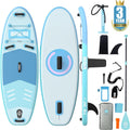 Tabla de paddle surf Niphean con asiento, tabla SUP (ultraligera) para mujeres, tabla de paddle surf con aleta StabilTrac de +30% de estabilidad, tabla de paddle inflable antideslizante para yoga y apta para mascotas