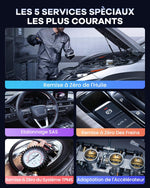 Escáner de diagnóstico multimarca mejorado MUCAR CS4, diagnóstico OBD-II en español, lector de códigos ECM, ABS, SRS, TCM para todos los coches, con funciones gratuitas de por vida para aceite, EPB, SAS, TPMS, TBA y ETS.