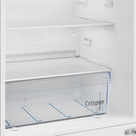 Frigorífico combinado independiente Beko RCSA300K40SN, 291 l de volumen neto, 204 l de refrigeración, 87 l de congelación, MinFrost, descongelación automática en el frigorífico, 3 cajones de congelador, color plata