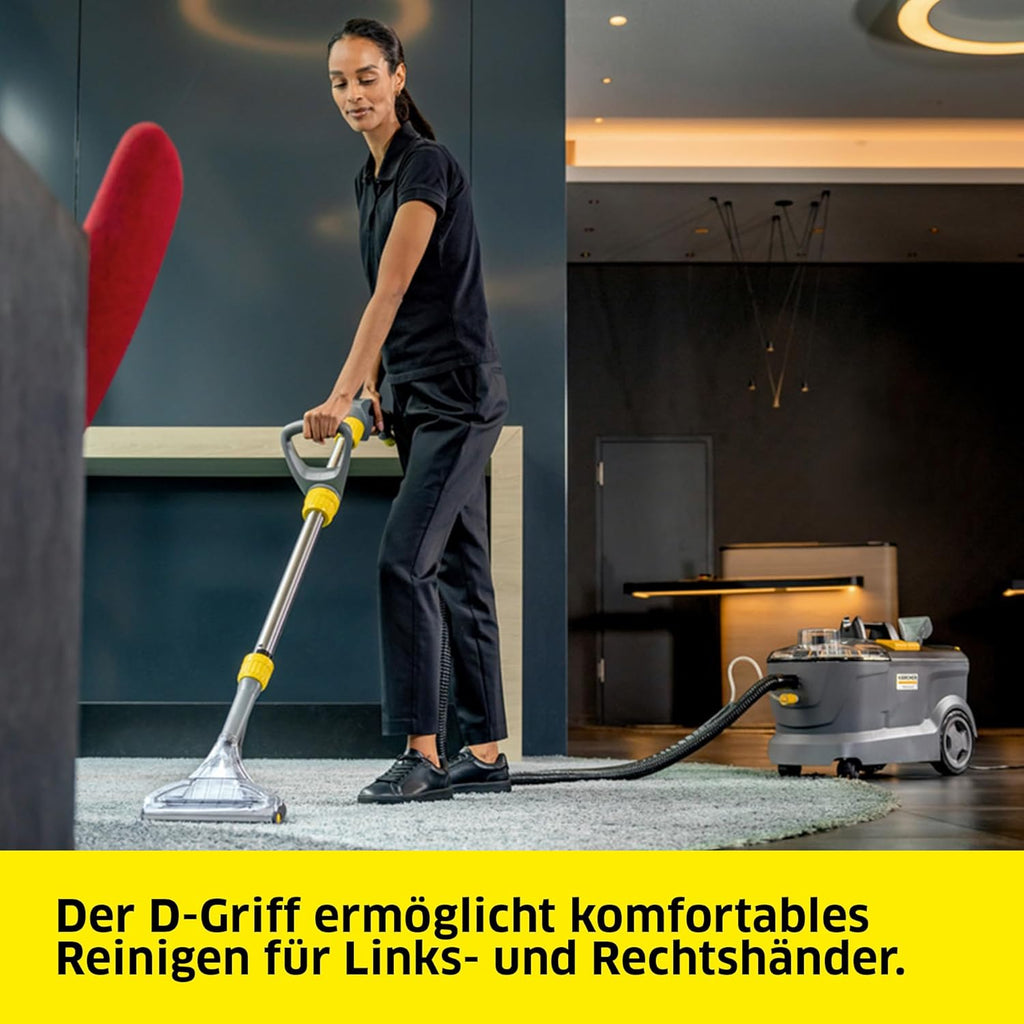 Kärcher Waschsauger Puzzi 10/1 Edition, für Polster und textile Oberflächen, Frischwassertank: 10 l, Sprühmenge; 1 l/min, Flächenleistung: 20-25 m2/h, Gewicht: 10,5 kg, Polster- & Fugendüse, Bodendüse