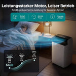 SereneLife klimagerät Mobil- mit Abluftschlauch, 12000 BTU WLAN, 4-in-1 Klimaanlage- Kühlen/Heizen/Ventilieren/Entfeuchten, Digitaldisplay, Timer und Fensterkit, bis 35m², für heiße Sommertage