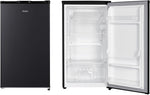 Amica Vollraum-Kühlschrank Freistehend 85x47,5x44,5 cm 90L Inverter Kompressor LED Beleuchtung Gemüseschublade Türablagen AVK 3510 SW - Schwarz