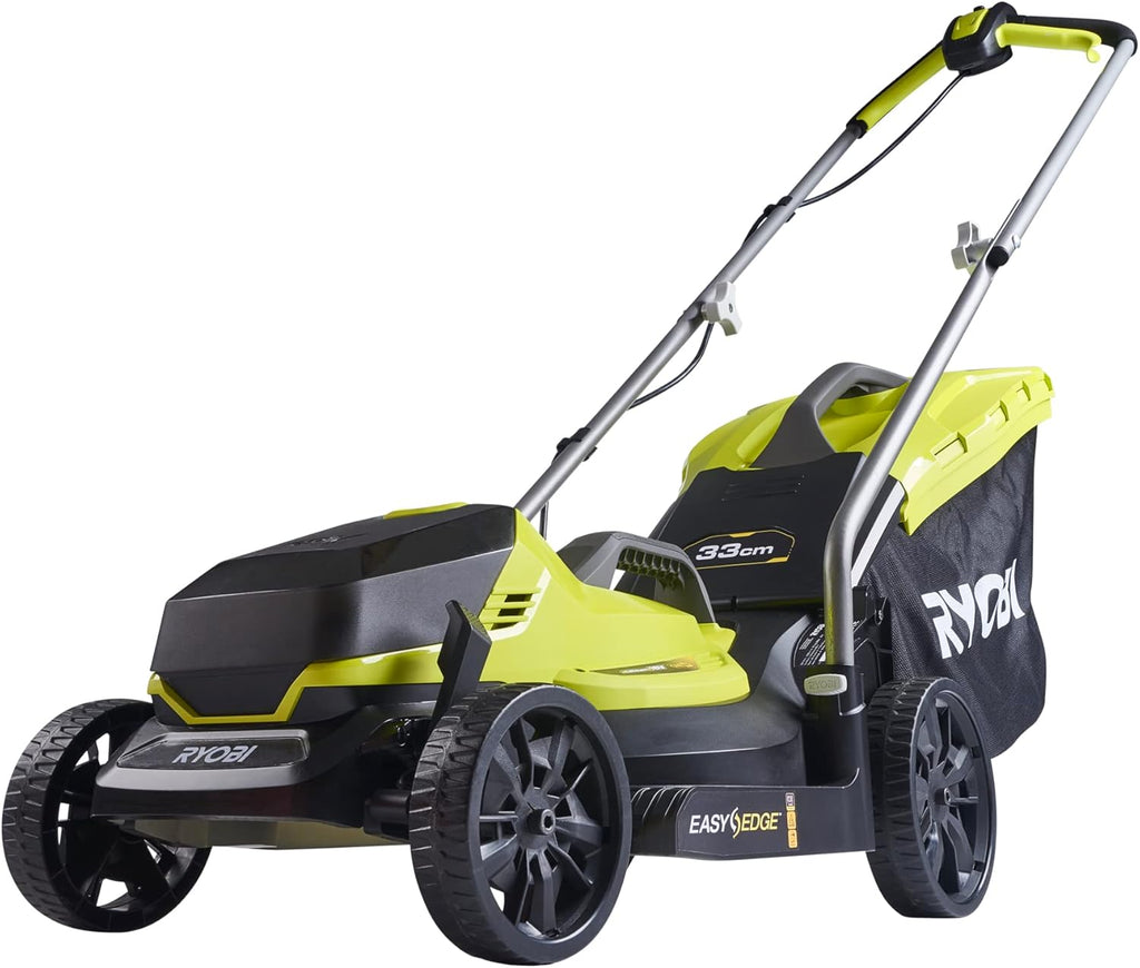 Cortacésped a batería RYOBI 18 V ONE+ RLM18X33B40, 33 cm de ancho de corte