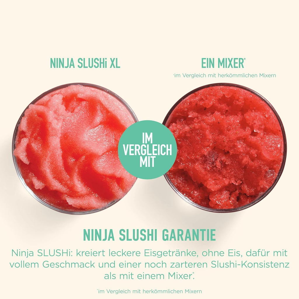 Máquina de granizados Ninja SLUSHi XL con tecnología SlushAssist, gran capacidad de 3,7 l (capacidad máxima de llenado de 2840 ml), para granizados, cócteles congelados y más, color Mokka FS601EUBR