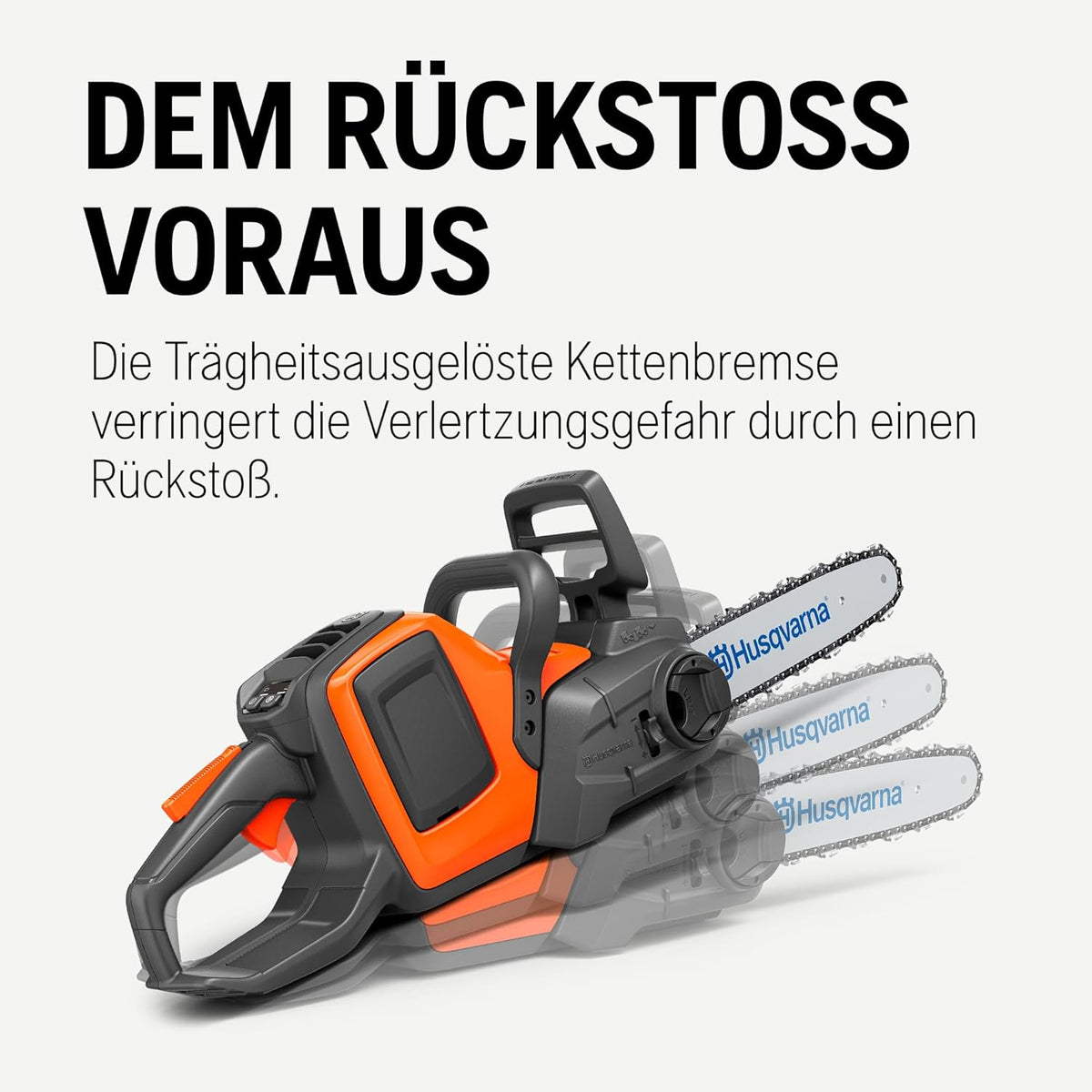 Husqvarna 225i Akku-Kettensäge - Leicht, kabellos, leise, 14″ Schiene, 20 m/s Kettengeschwindigkeit, ideal für Baumschnitt und Gartenpflege (inkl. Akku & Ladegerät)